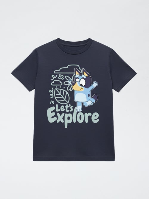 Lot de 3 t-shirt 'Bluey' manches courtes en coton - Kiabi