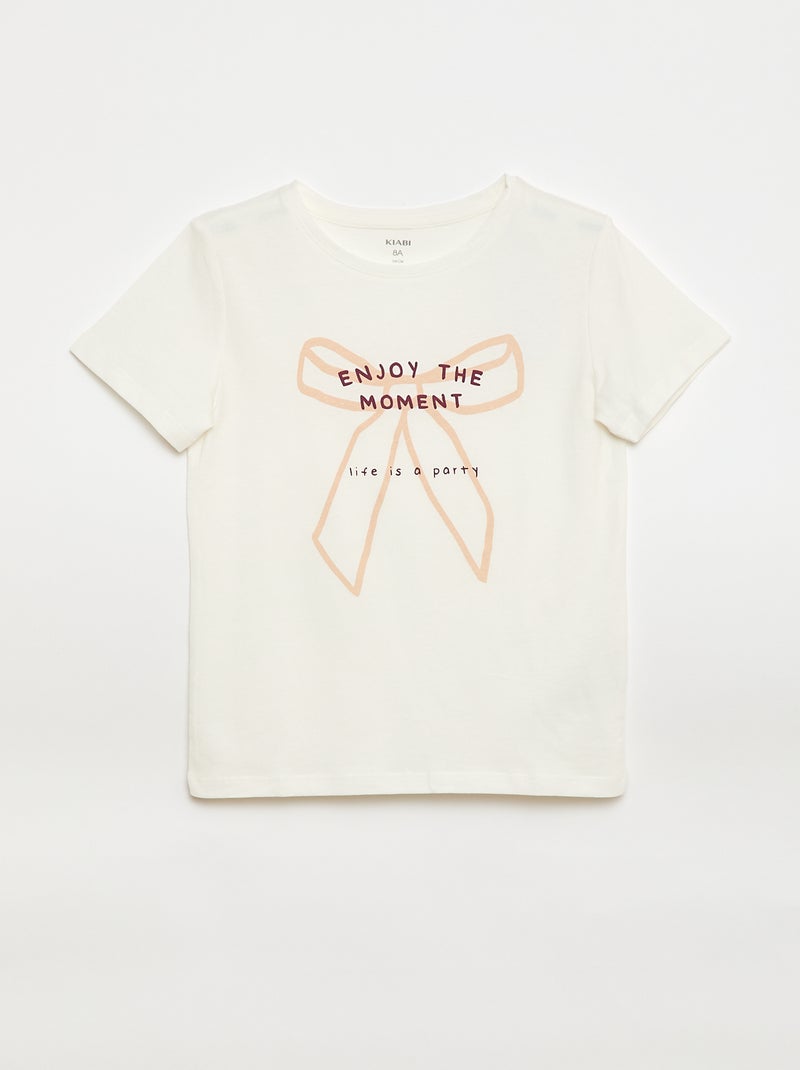 Lot de 3 t-shirts à manches courtes Blanc - Kiabi