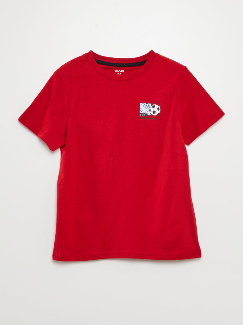 Lot de 3 t-shirts à manches courtes Bleu - Kiabi