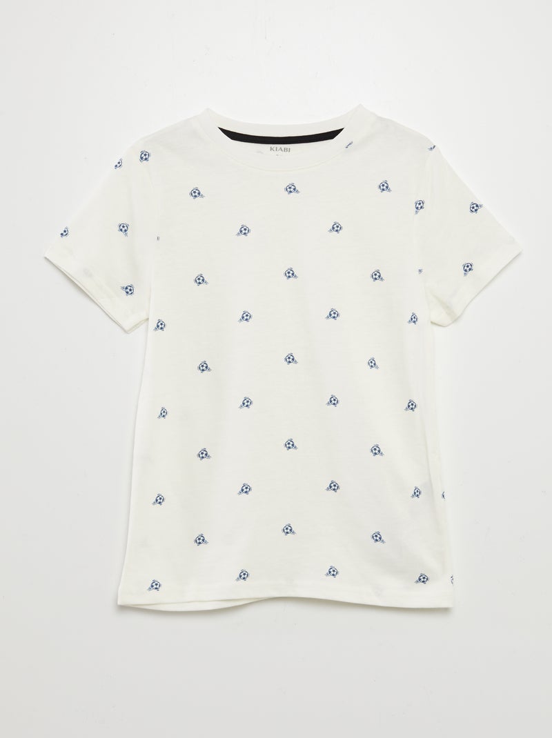 Lot de 3 t-shirts à manches courtes Bleu - Kiabi