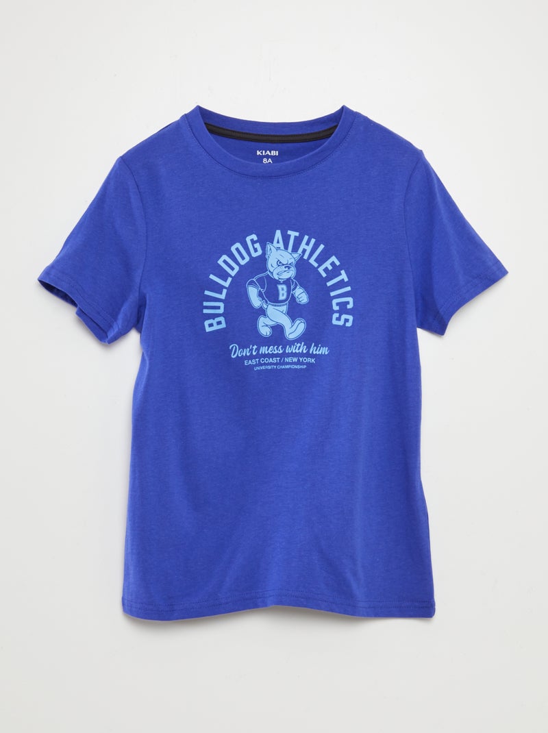 Lot de 3 t-shirts à manches courtes Bleu - Kiabi