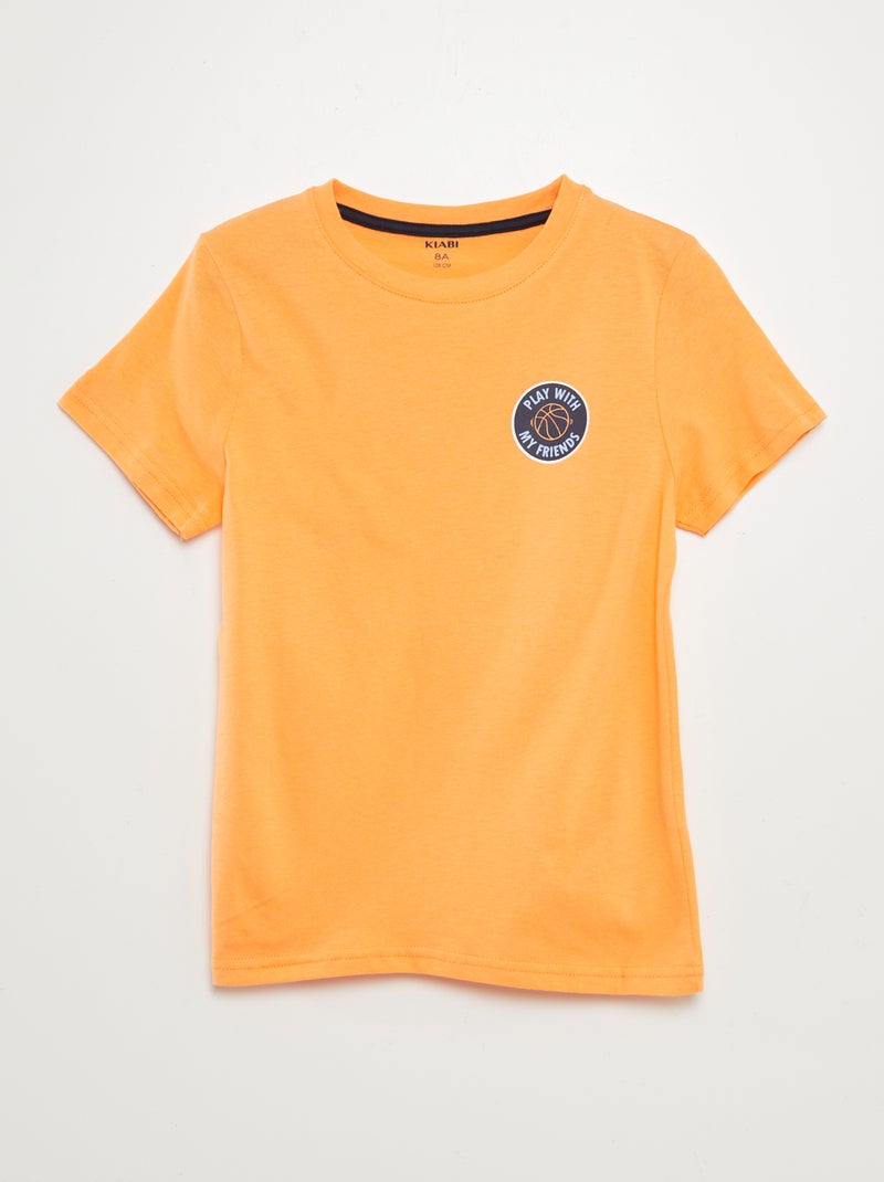 Lot de 3 t-shirts à manches courtes Bleu - Kiabi