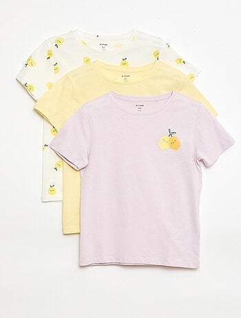 Lot de 3 t-shirts à manches courtes