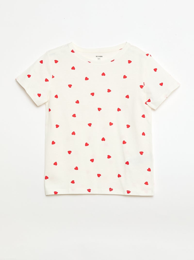 Lot de 3 t-shirts à manches courtes Rouge - Kiabi