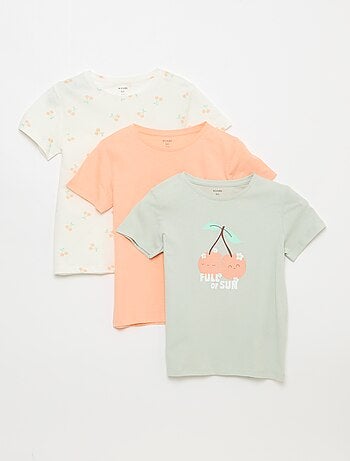 Lot de 3 t-shirts à manches courtes