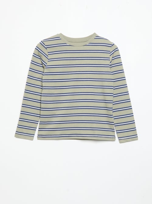 Lot de 3 T-shirts à manches longues - Kiabi
