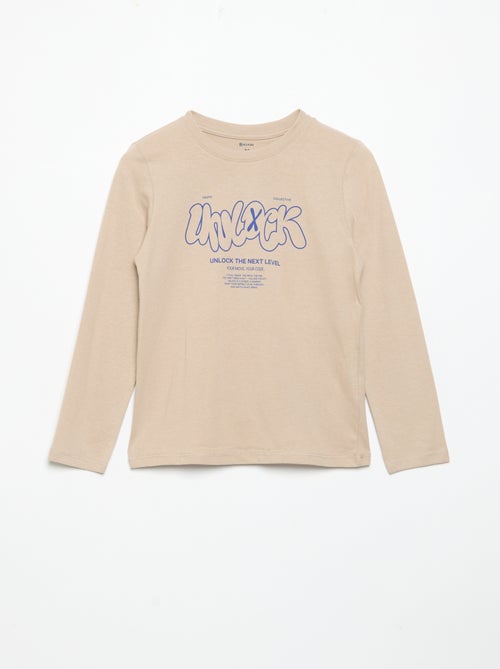 Lot de 3 T-shirts à manches longues - Kiabi