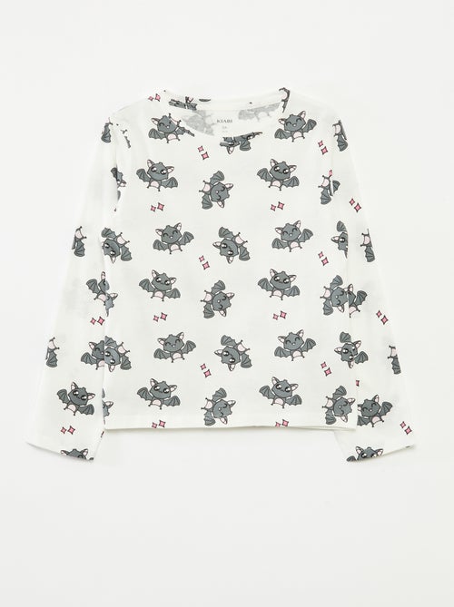 Lot de 3 t-shirts à manches longues et col rond - Kiabi