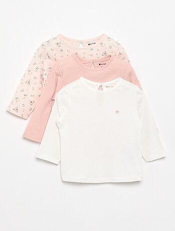 Lot de 3 T-shirts à manches longues
