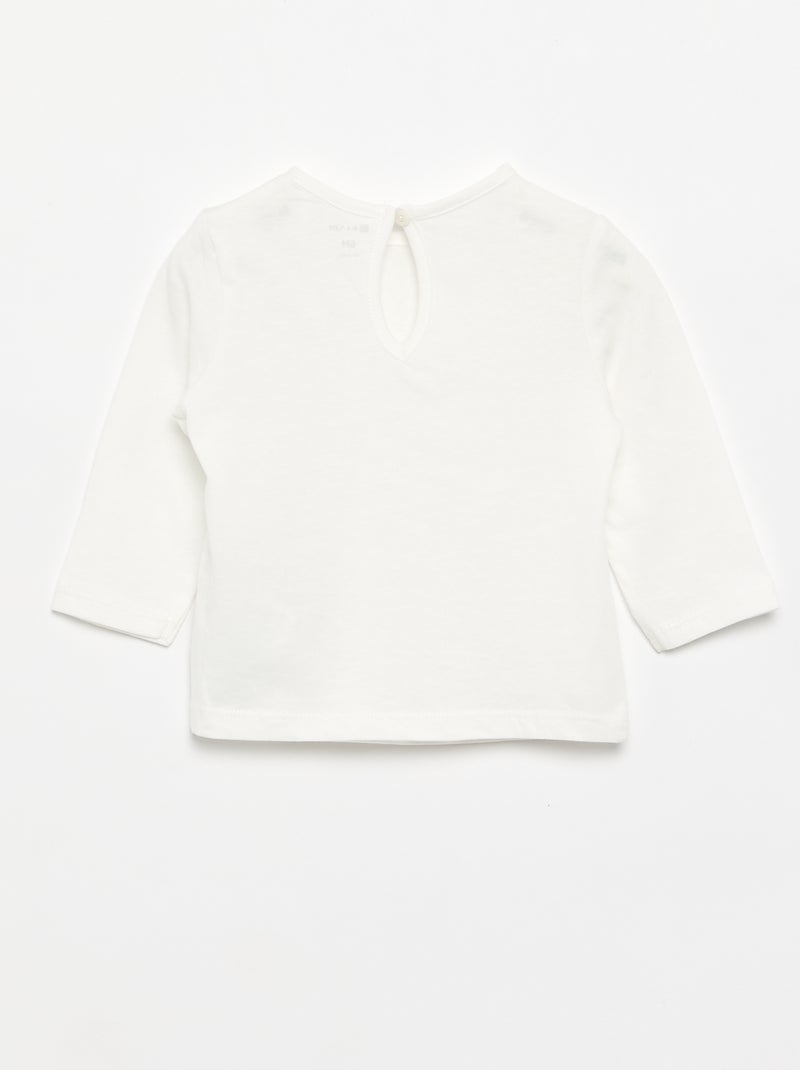 Lot de 3 T-shirts à manches longues Rose - Kiabi