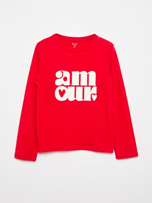 Lot de 3 T-shirts à manches longues - Kiabi