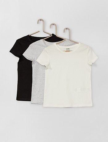 Lot de 3 t-shirts éco-conçus