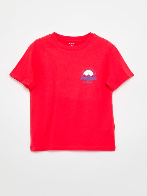 Lot de 3 t-shirts en coton - Kiabi
