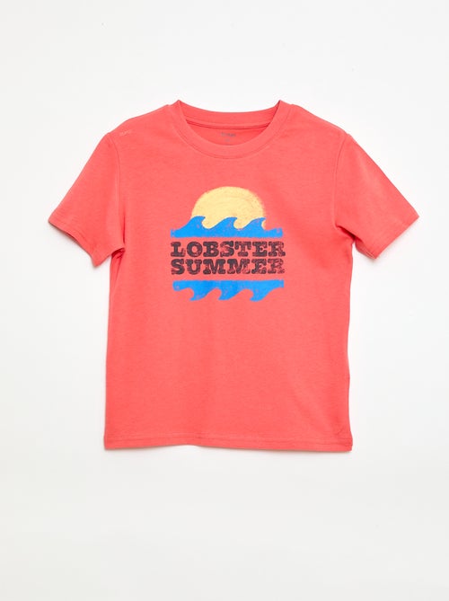 Lot de 3 t-shirts en coton - Kiabi