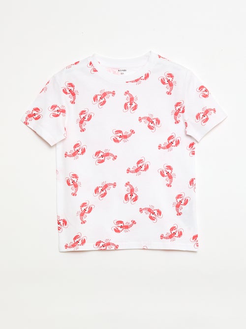 Lot de 3 t-shirts en coton - Kiabi