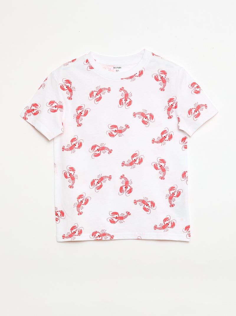 Lot de 3 t-shirts en coton Blanc - Kiabi