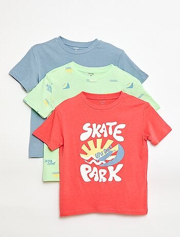 Lot de 3 t-shirts en coton