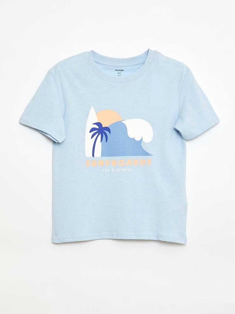 Lot de 3 t-shirts en coton Orange - Kiabi