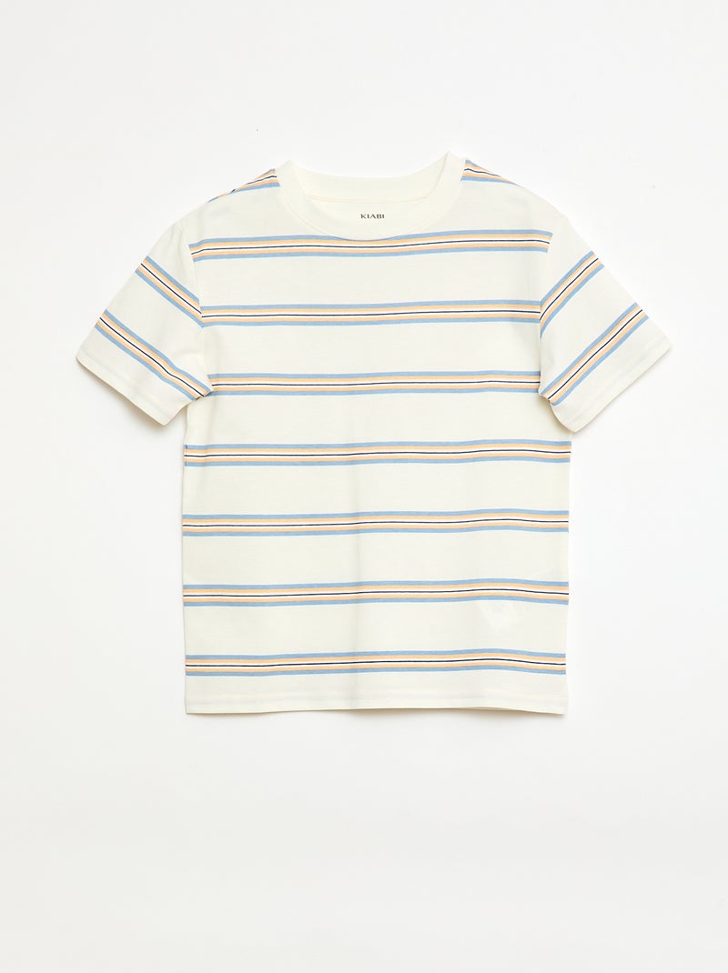 Lot de 3 t-shirts en coton Orange - Kiabi