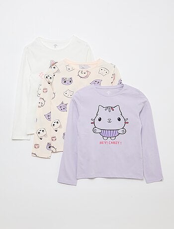 Lot de 3 t-shirts 'Gabby et la maison magique'