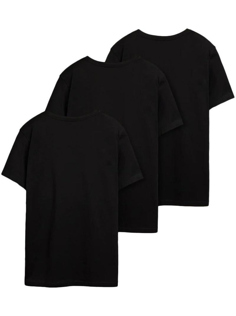 Lot de 3 T-shirts Homme Teddy Smith Noir - Kiabi