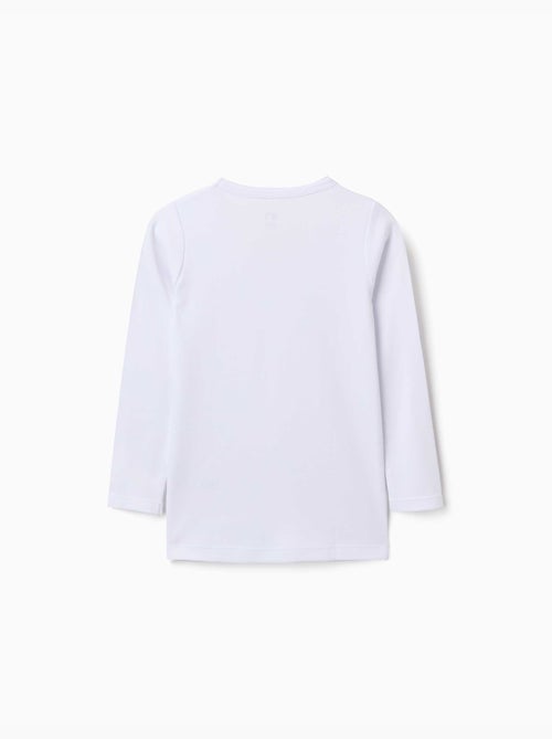 Lot de 3 T-shirts maillot de corps à manches longues en coton peigné - Kiabi Lot de 3 T-shirts maillot de corps à manches longues en coton peigné - Kiabi