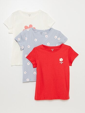 Lot de 3 t-shirts manches courtes