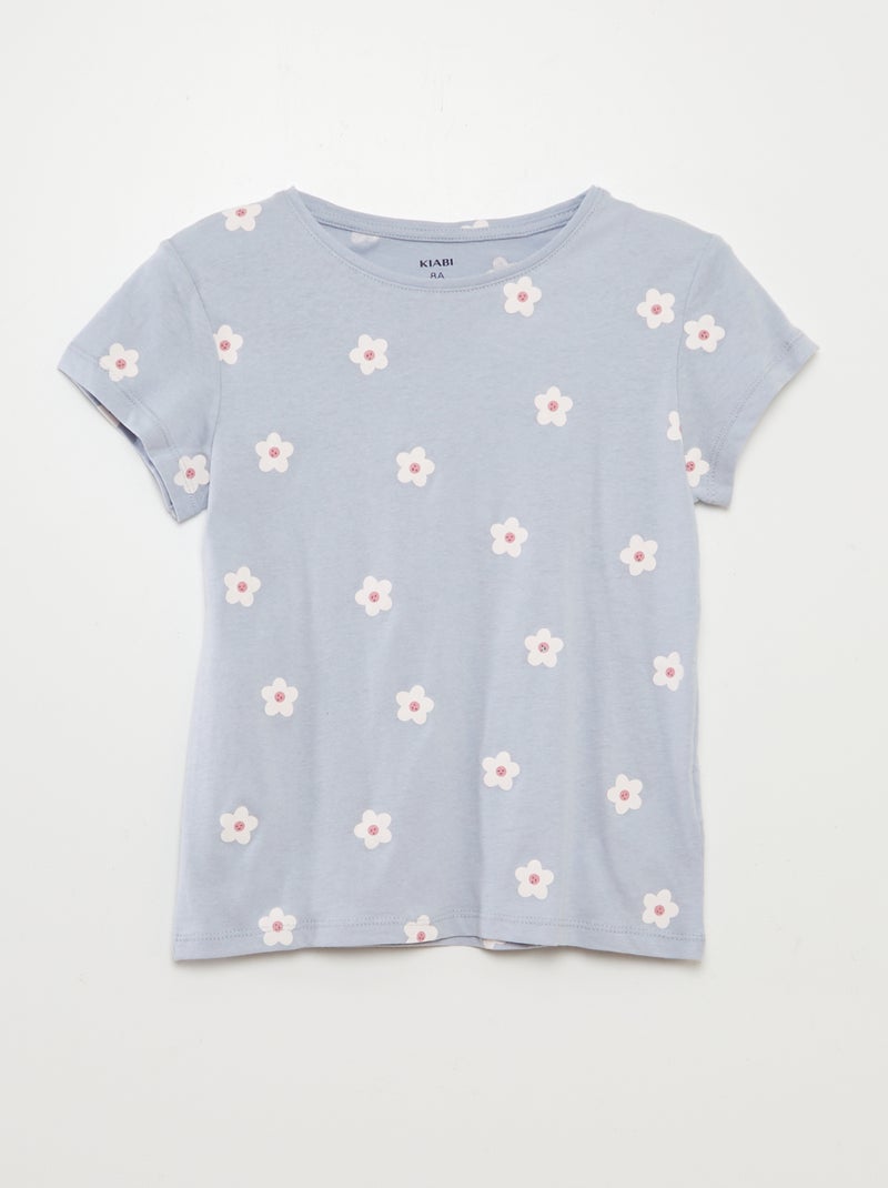 Lot de 3 t-shirts manches courtes Blanc/rouge - Kiabi