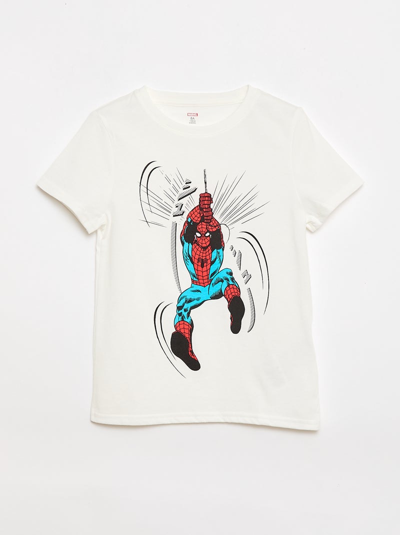 Lot de 3 T-shirts 'Marvel' à manches courtes Bleu - Kiabi