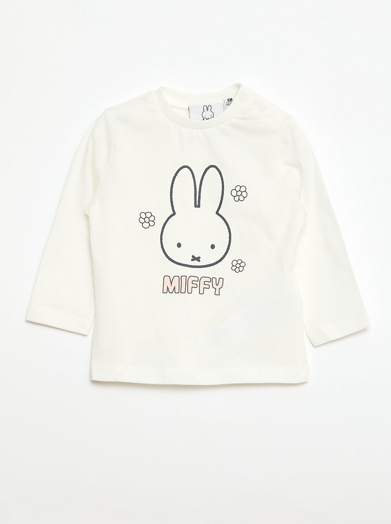 Lot de 3 t-shirts 'Miffy' Blanc - Kiabi