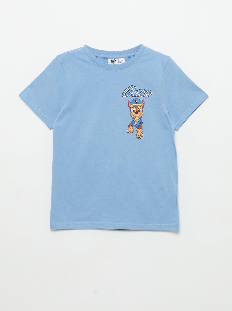 Lot de 3 T-shirts 'Pat' Patrouille' à manches courtes Bleu - Kiabi