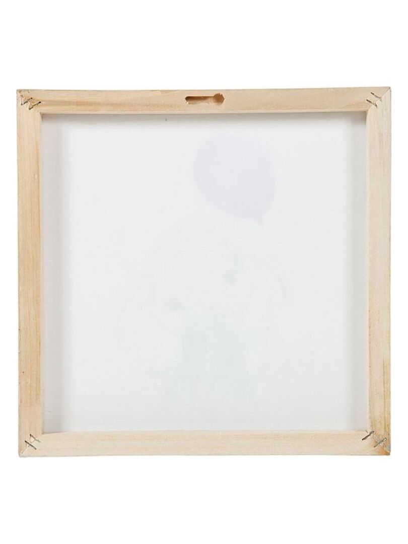 Lot de 3 tableaux toile Balloons 30x30 cm Blanc - Kiabi