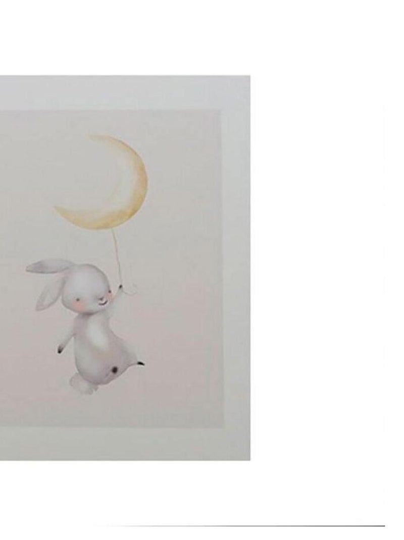 Lot de 3 tableaux toile Doudous 30x40 cm Blanc - Kiabi