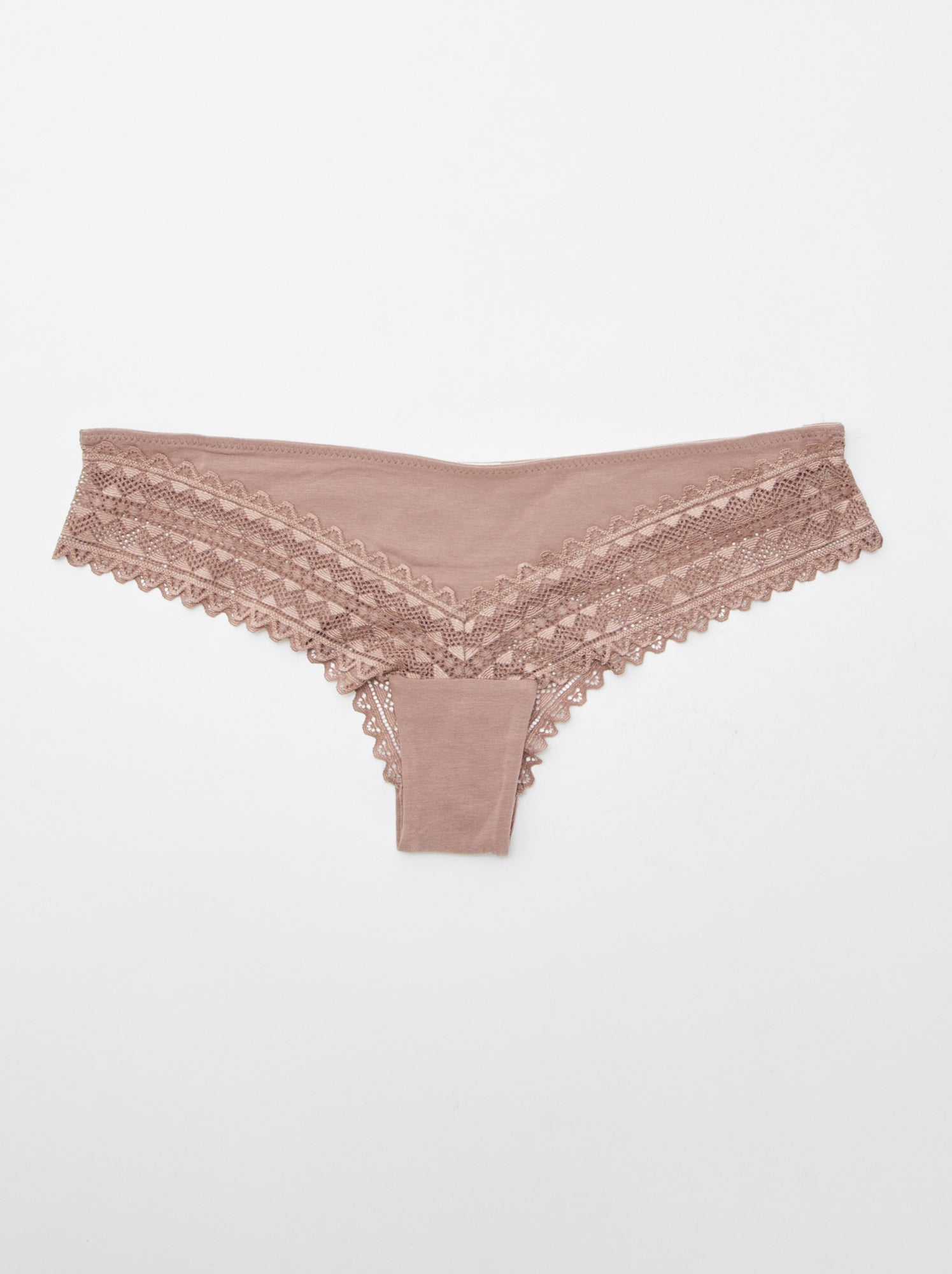 Lot De 6 Culottes Post-Partum Taille Haute - Coton Et Dentelle, Pour Récupération Après Accouchement Et Césarienne - 6