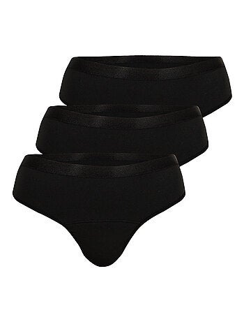 Lot de 3 tangas menstruels femme Athena