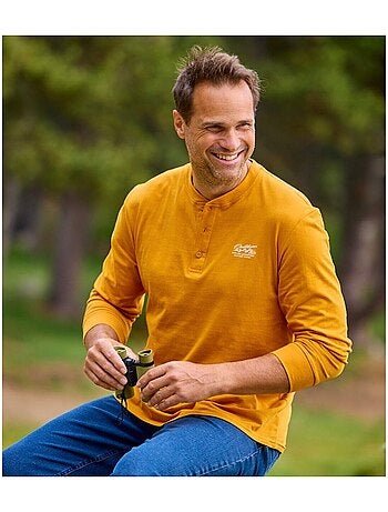 Lot de 3 Tee-Shirts à Col Tunisien Outdoor - ATLAS FOR MEN