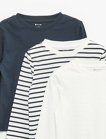 Lot de 3 tee-shirts à manches longues