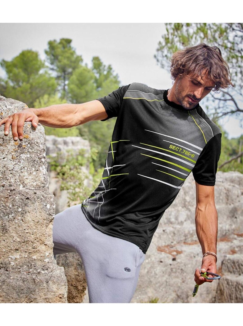 Lot de 3 Tee-Shirts Champion Sport   - ATLAS FOR MEN Gris Vert Noir - Kiabi