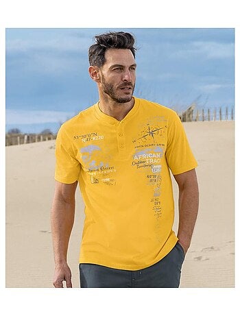 Lot de 3 Tee-Shirts Col Boutonné African Track - ATLAS FOR MEN