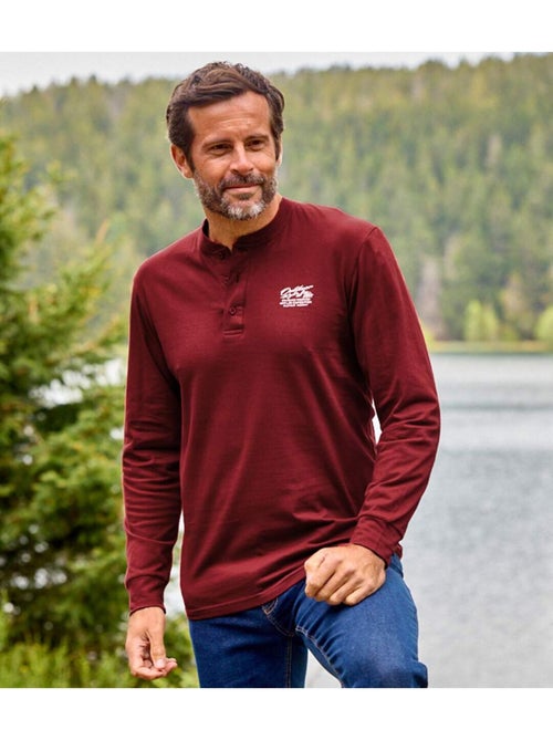 Lot de 3 Tee-Shirts Col Boutonné Aventure   - ATLAS FOR MEN - Kiabi