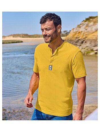 Lot de 3 Tee-shirts Col Boutonné Cotons - ATLAS FOR MEN