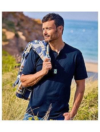 Lot de 3 Tee-shirts Col Boutonné Cotons - ATLAS FOR MEN