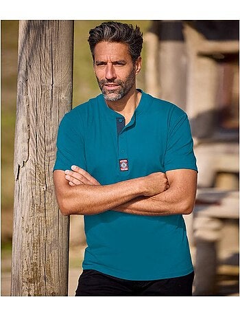 Lot de 3 tee-shirts col boutonné décontraction - atlas for men