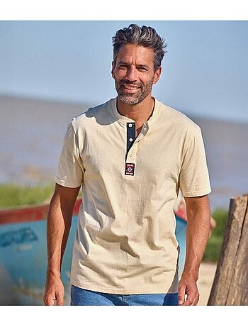 Lot de 3 tee-shirts col boutonné décontraction - atlas for men