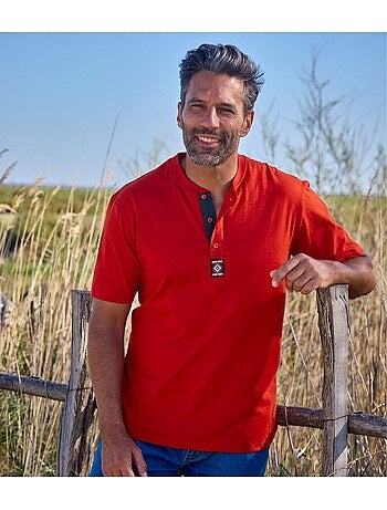 Lot de 3 tee-shirts col boutonné décontraction - atlas for men