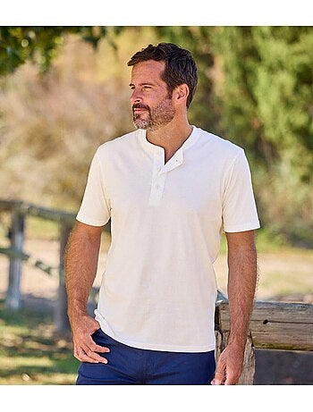 Lot de 3 tee-shirts col boutonnés - atlas for men