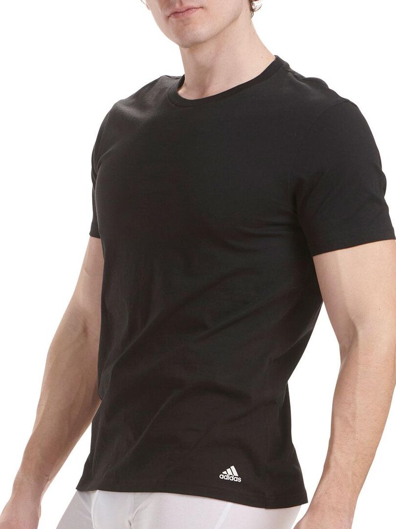T-shirt col rond Homme CORE TOMMY LOGO TEE Noir - Ref