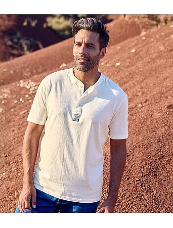 Lot de 3 tee-shirts col boutonné décontraction - atlas for men