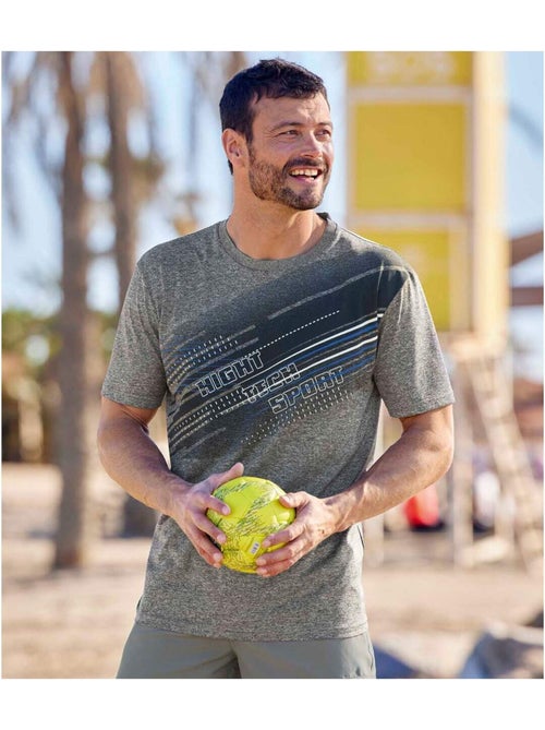 Lot de 3 Tee-Shirts Flammés Sporting   - ATLAS FOR MEN - Kiabi