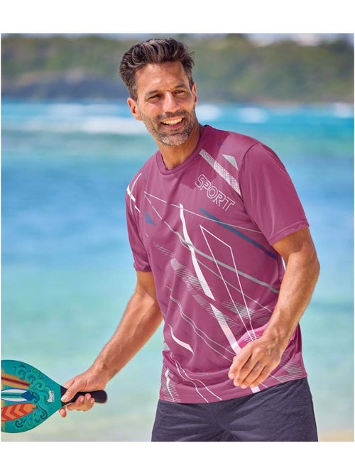 Lot de 3 Tee-shirts Fluide Sport   - ATLAS FOR MEN - Kiabi